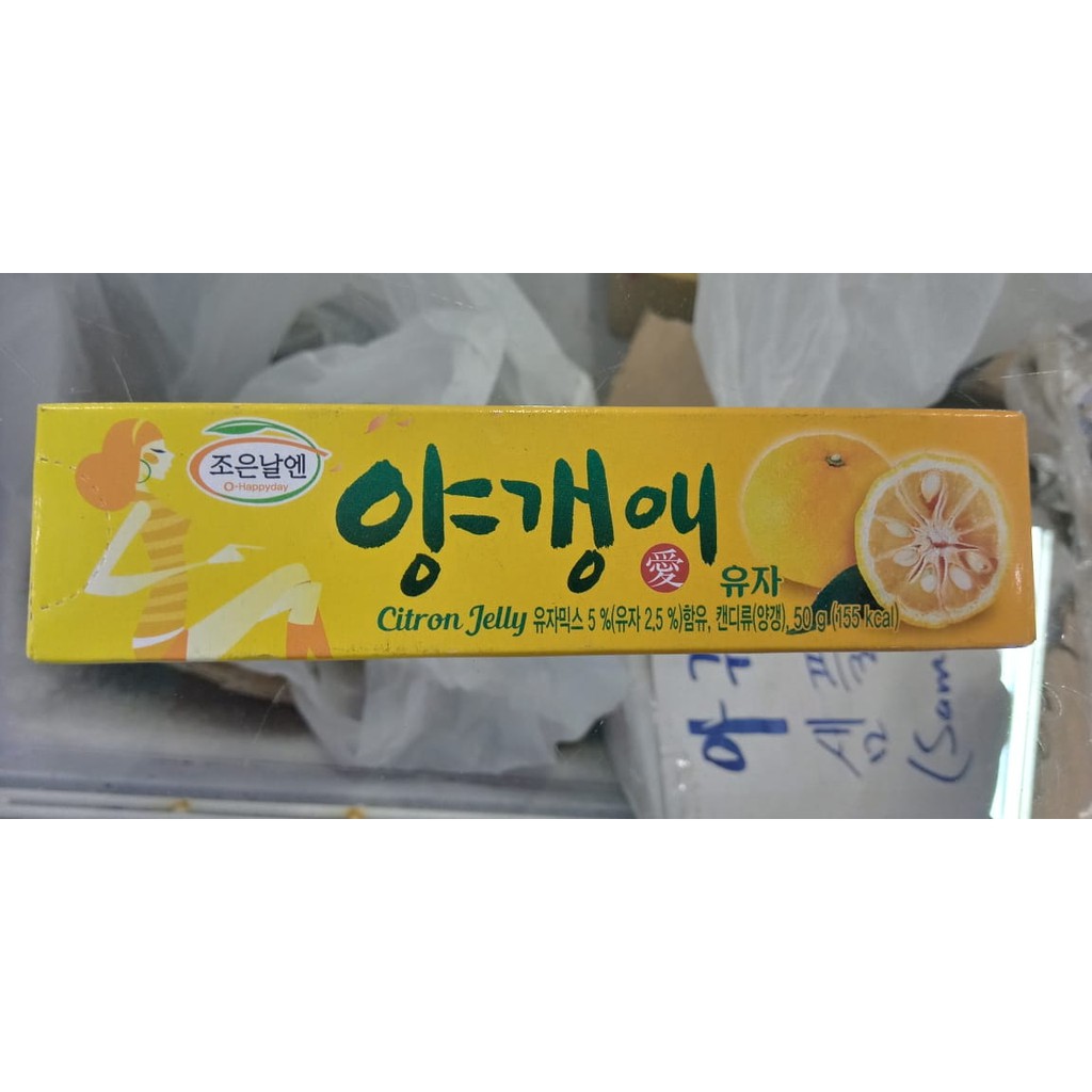 Thạch đậu đỏ hàn quốc 50g - 양갱애