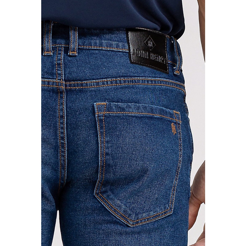 Quần jeans nam form ôm , thời thượng, trẻ trung, chất liệu cao cấp John Henry - JN22SS11-SL