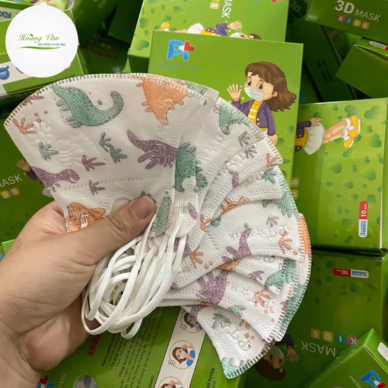 Khẩu trang cho bé 3D Mask Kids Phương Tuyến - Hộp 10 cái