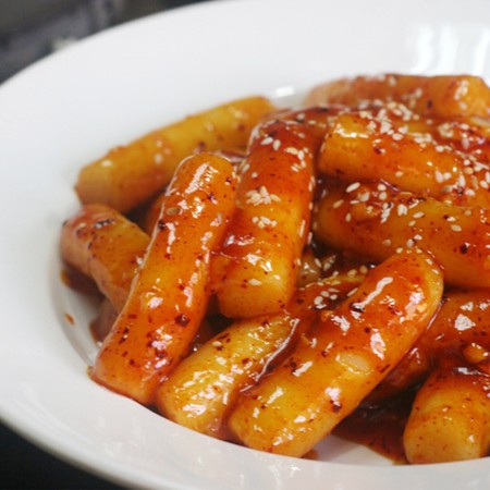 [Tokbokki.com] [COMBO 500g + 100g] Bánh Gạo Tokbokki Hàn Quốc + Sốt tương ớt Hàn Quốc loại ngon