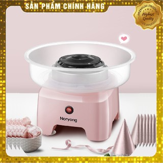 MÁY LÀM KẸO BÔNG GÒN NORYONG CHÍNH HÃNG  MINI TIỆN LỢI THÔNG MINH - Tặng kèm đường, que làm kẹo bông