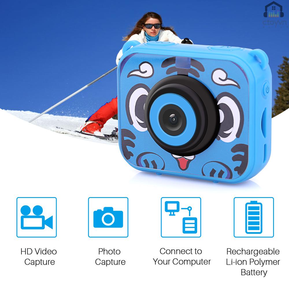 Camera hành trình kỹ thuật số 1080P 12MP chống thấm nước 30M pin Lithium thích hợp làm quà tặng năm mới cho bé | BigBuy360 - bigbuy360.vn
