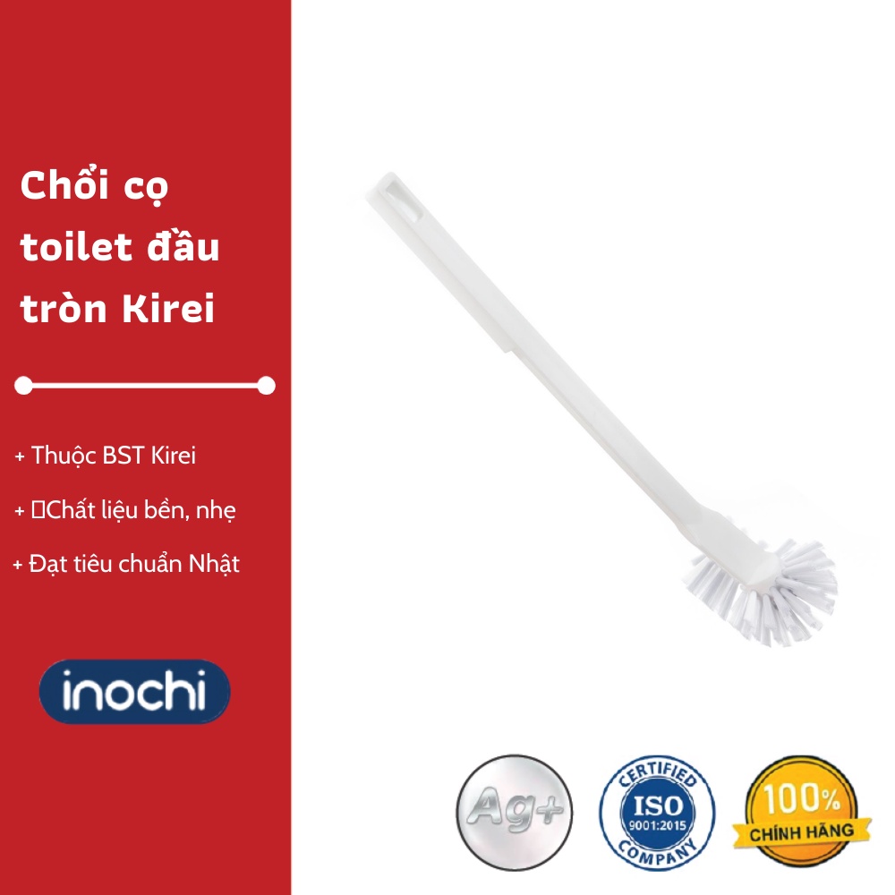 Chổi cọ toilet đầu tròn Kirei Inochi - Chổi cọ toilet tiện dụng, Vệ sinh nhà tắm, vệ sinh bồn cầu - Chất lượng Nhật Bản