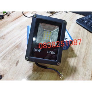 Đèn pha Led 10w siêu mỏng dùng chiếu bảng hiệu, sân vườn