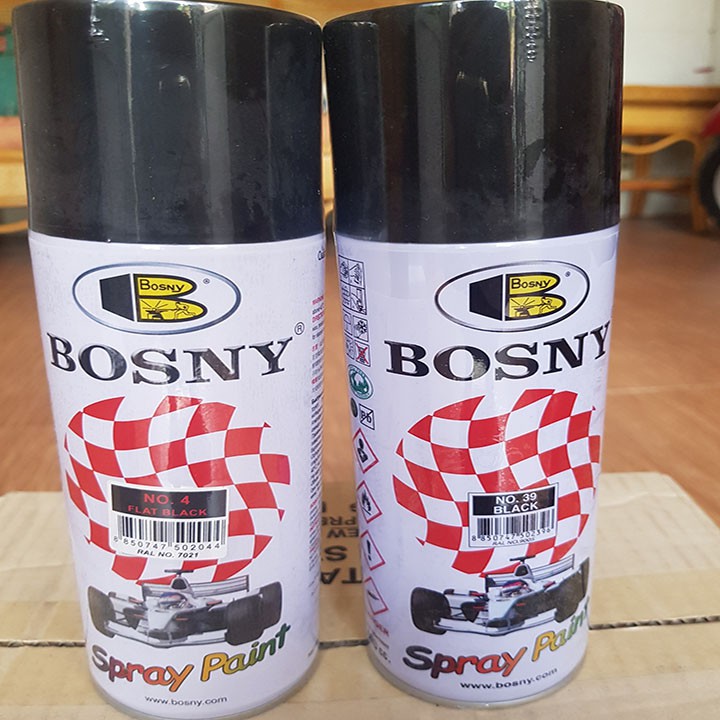 Màu Đen Bóng cao cấp Bosny