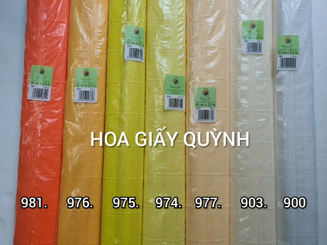 1 cuộn GIẤY NHÚN Ý DÀY 140gr (để lại mã màu ở lưu ý đặt hàng hoặc inbox)