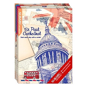 Tập học sinh 100 200 trang 4 ô ly kẻ ngang Vĩnh Thịnh 82gsm, tập vở Big Ben du lịch SUKADO