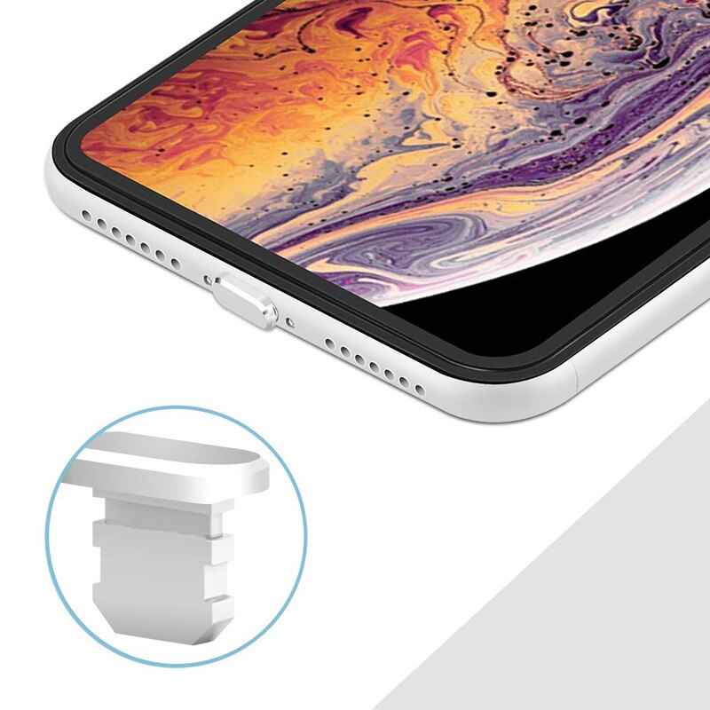 Phụ Kiện Cắm Cổng Sạc Cao Cấp Chống Bụi Cho Iphone Xs Max Xr X 8 Plus 7 6s 5s 5 Se