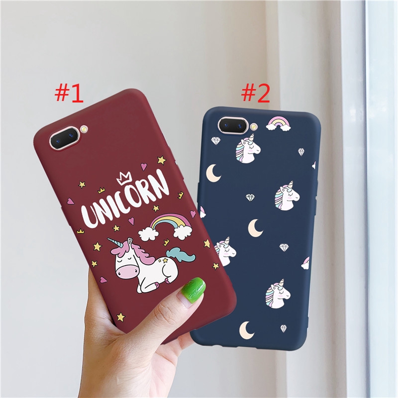 Ốp điện thoại họa tiết kỳ lân cho Oppo Neo 9 A39 F1S A83 F5 F7 F9 F9 Pro A3S A5S A71 F11