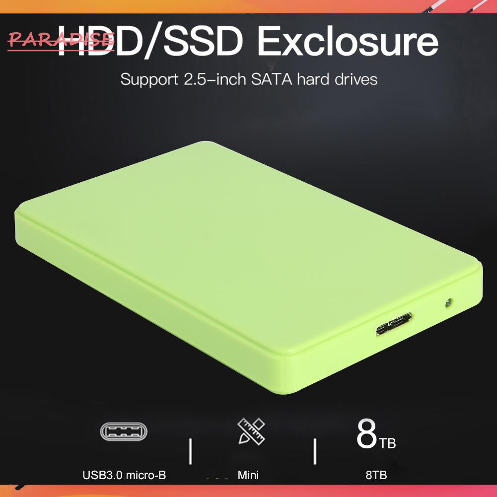 Hộp Đựng Ổ Cứng Ngoài Hdd Ssd 8tb 6gbps 2.5 Inch Usb 3.0 Ốp