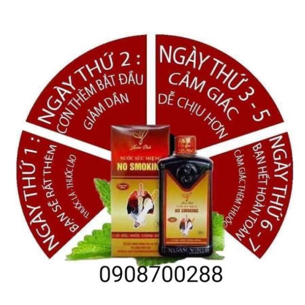 Nước súc miệng cai thuốc lá Xuân Vinh