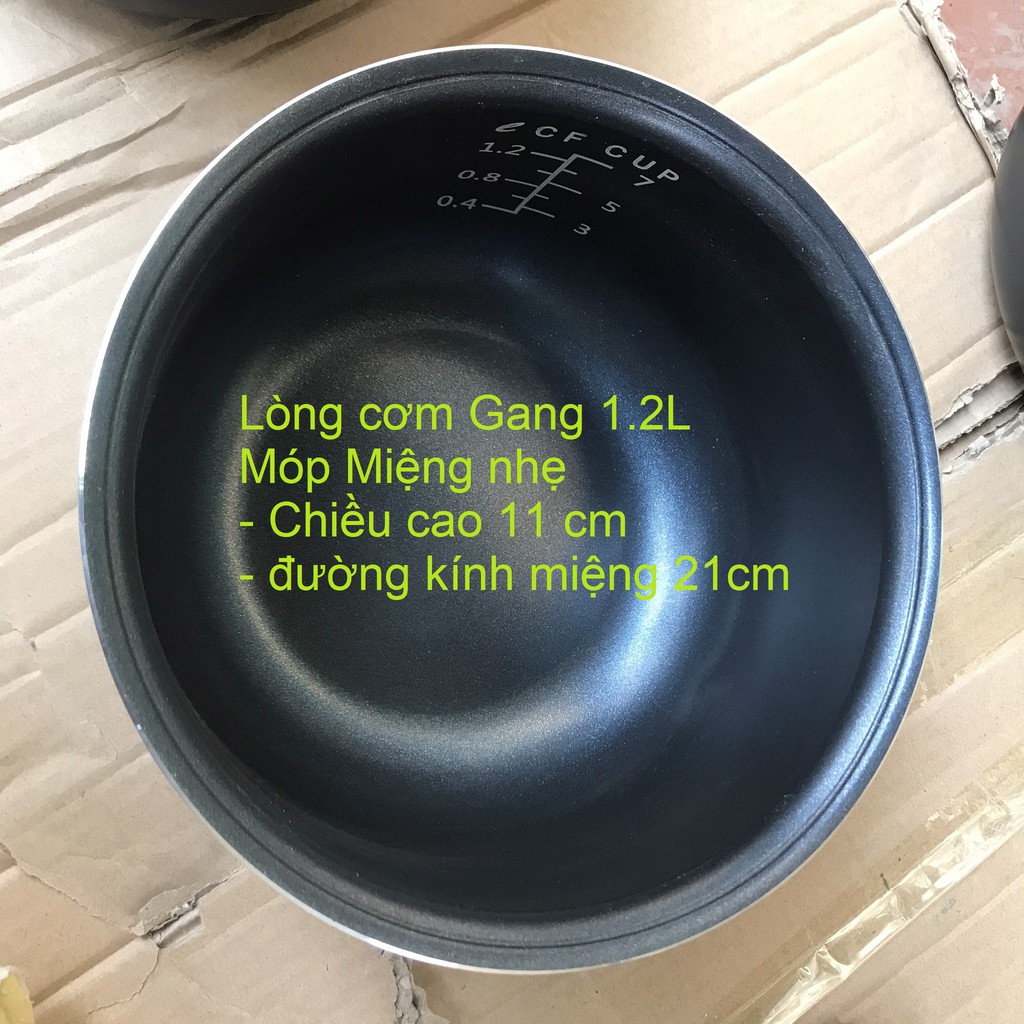 thanh lý Lòng nồi áp suất điện chống dính 6 lít - Ruột nồi cơm 1.8L / 1.2L - Móp nhẹ Xước