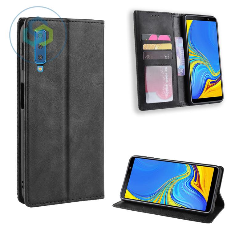 Bao Da Nắp Gập Có Nam Châm Hít Cho Samsung A 7 2018 Sm-a 750 Gn / Ds A 7 | BigBuy360 - bigbuy360.vn