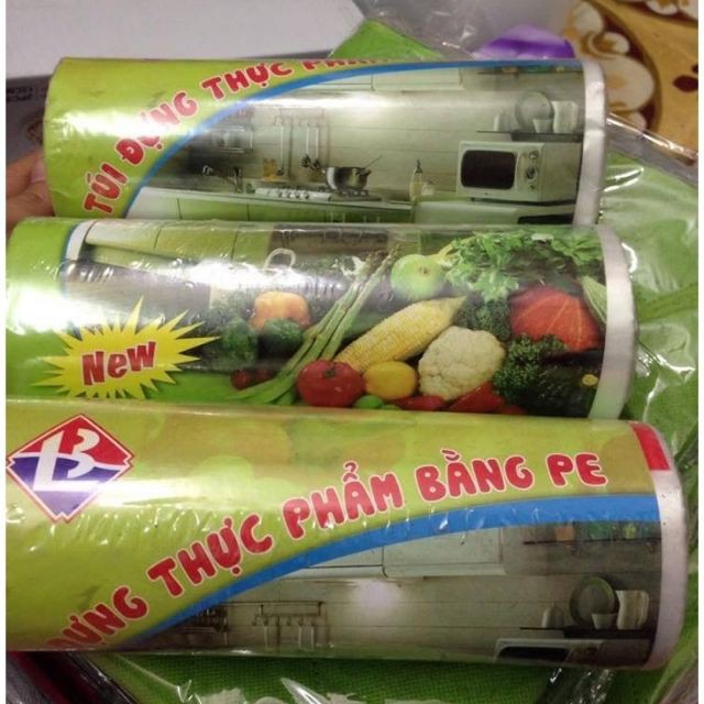 Cuộn 500gr/ 1kg Túi đựng thực phẩm PE 3 cỡ