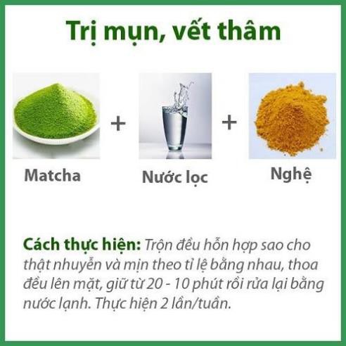 Bột trà xanh nguyên chất Bảo Lộc 50gram