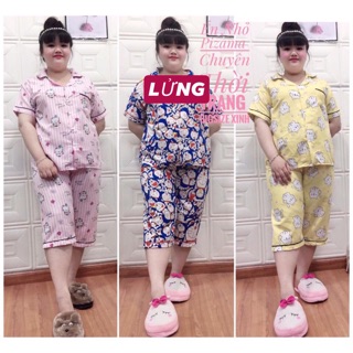 Đồ bộ kate BIGSIZE lửng 80-95kg chất siêu mềm