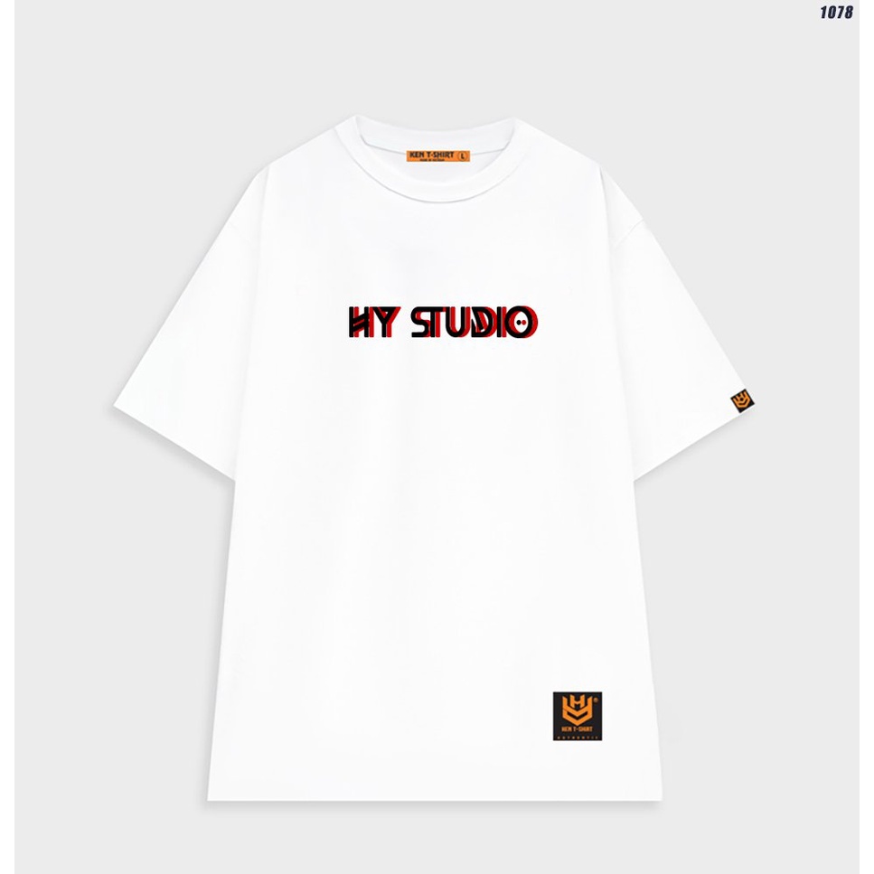 Áo phông tay lỡ form rộng nam nữ unisex HY Gake Prag 1078