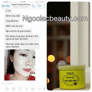 Bột rửa mặt Bách Mộc Miên