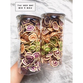 BÁNH TAI HEO MIX 3 MÀU