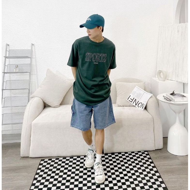 Áo thun tay lỡ 3158 100% cotton loại 1 xịn, nam nữ áo đôi unisex ulzzang - ẢNH THẬT