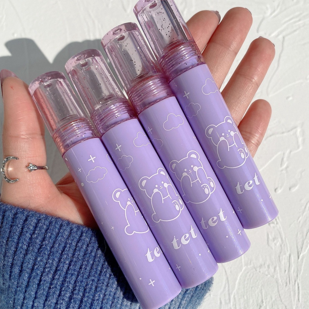 Son Môi Nhung Lì Thiết Kế Vỏ Hình Chú Gấu Dễ Thương