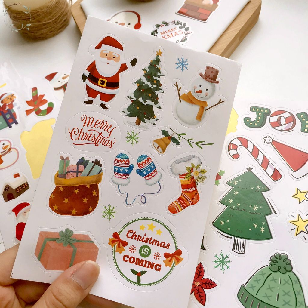 STICKER NOEL, GIÁNG SINH TỔNG HỢP CÁC MẪU STICKER NOEL CUTE NGỘ NGĨNH sticker chủ đề Noel, Giáng sinh, Christmas