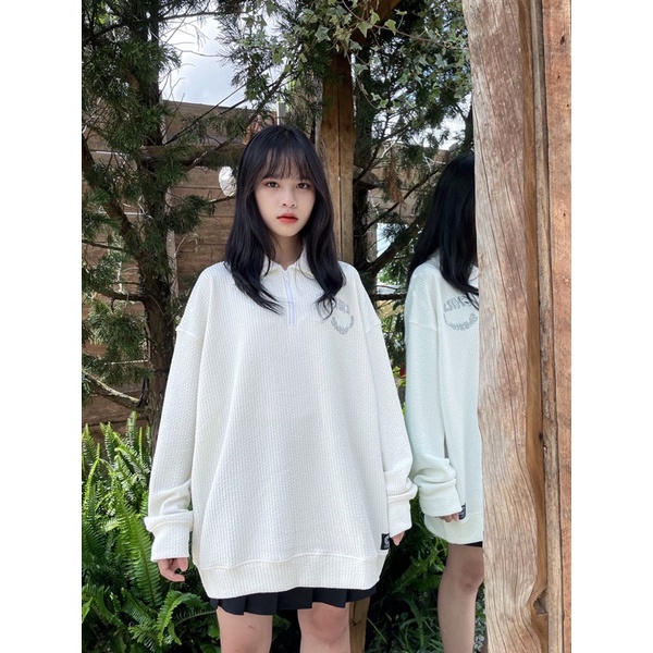 [Mã SKAMPUSHA7 giảm 8% tối đa 50K đơn 250K] Áo Quarter-zip Sweater ( Trắng ) | BigBuy360 - bigbuy360.vn