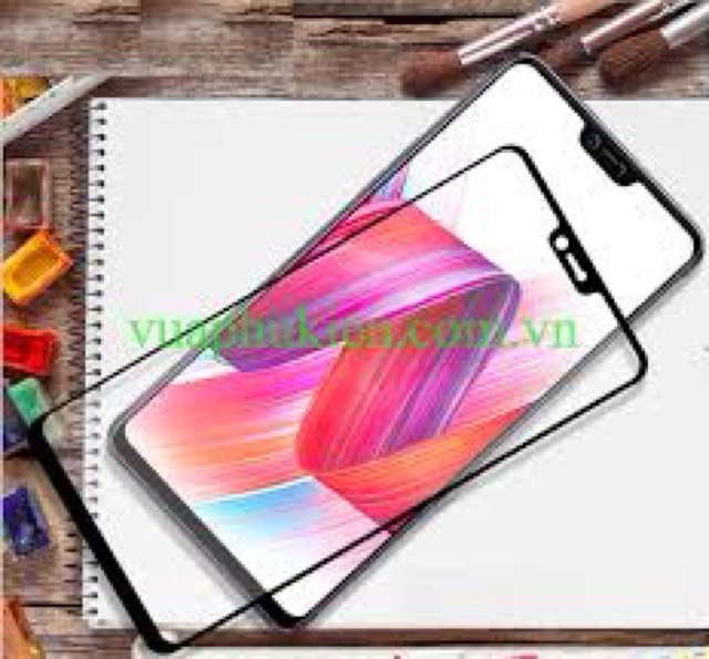 Kính cường lực oppo F7 Siêu Cứng, Full keo