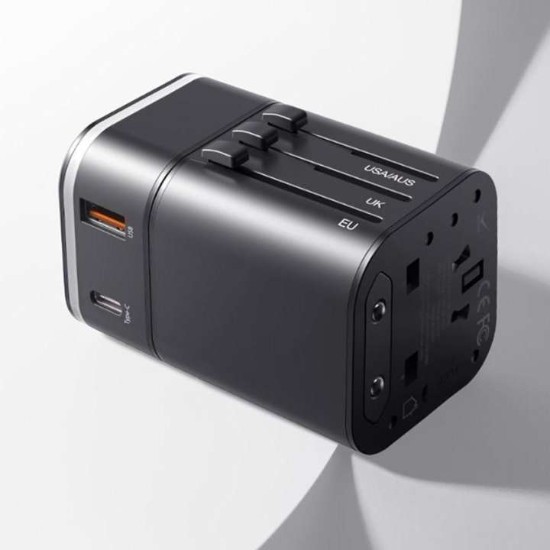 Củ sạc du lịch đa năng Baseus 18W cổng USB và PD 3.0 - Hàng chính hãng