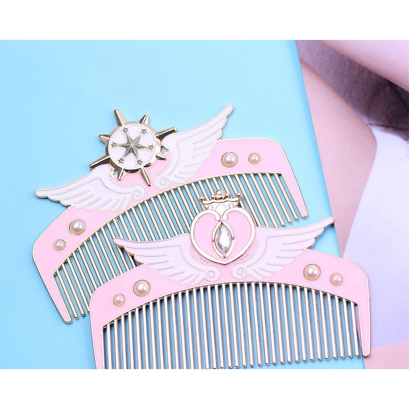 MOLAMGO Lược chải tóc mini dễ thương cho bé gái