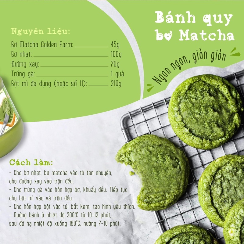 Bơ Matcha Golden Farm