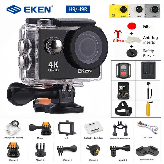 Camera Hành Trình Eken H9R Full Hd 4K Có Wifi Cao Cấp Tiện Lợi Hình Ảnh Chân Thực Độ Nét Cao Chống Rung 100%,