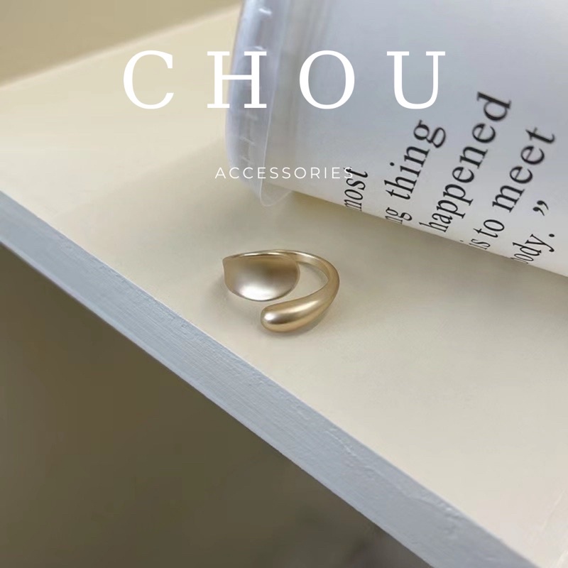 Nhẫn Nhám Dáng Hở | CHOU ACCESSORIES |