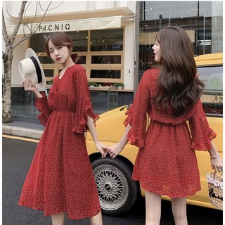 (HÀNG ORDER) Váy chấm bi dáng xòe đôi bạn thân GNCM