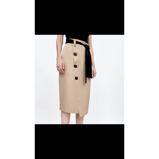 Freeship 99k TQ_Chân váy kaki ZARA xuất xịn