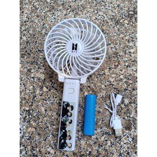 Quạt mini cầm tay sạc điện BTS BT21