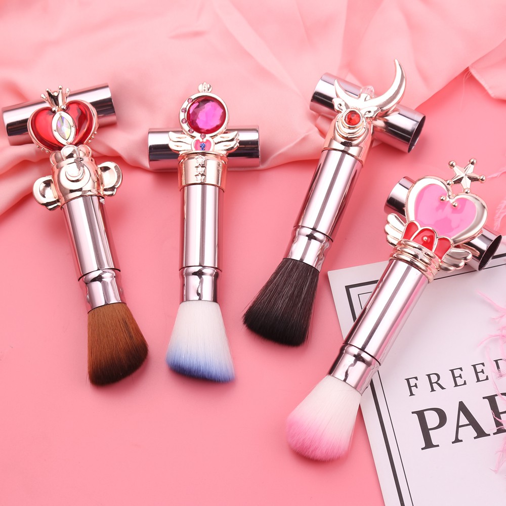 Cọ đánh phấn phủ/phấn má hồng trang điểm thiết kế theo anime Cardcaptor Sakura/Sailor Moon