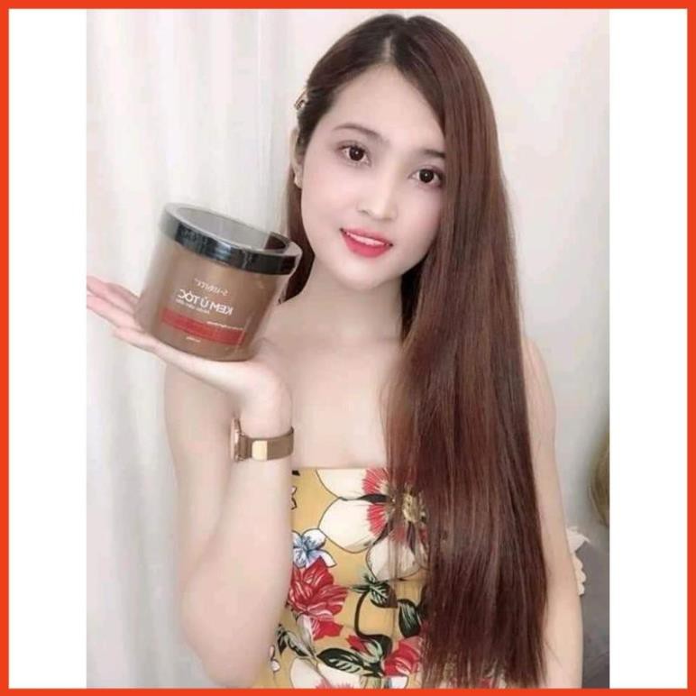 Ủ Tóc Nhân Sâm Đào Swhite - 500g - Giúp Tóc Bồng Bềnh Suôn Mượt