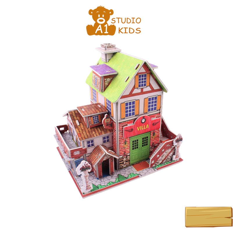 Đồ chơi cho bé - Tranh ghép hình 3D sáng tạo hình ảnh sống động giúp bé phát triển tư duy A1Studiokids