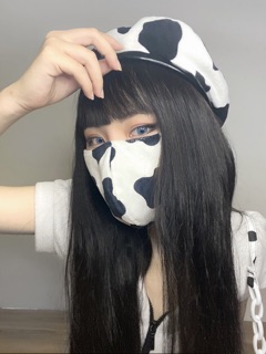 KHẨU TRANG BÒ SỮA // MOOO MASK