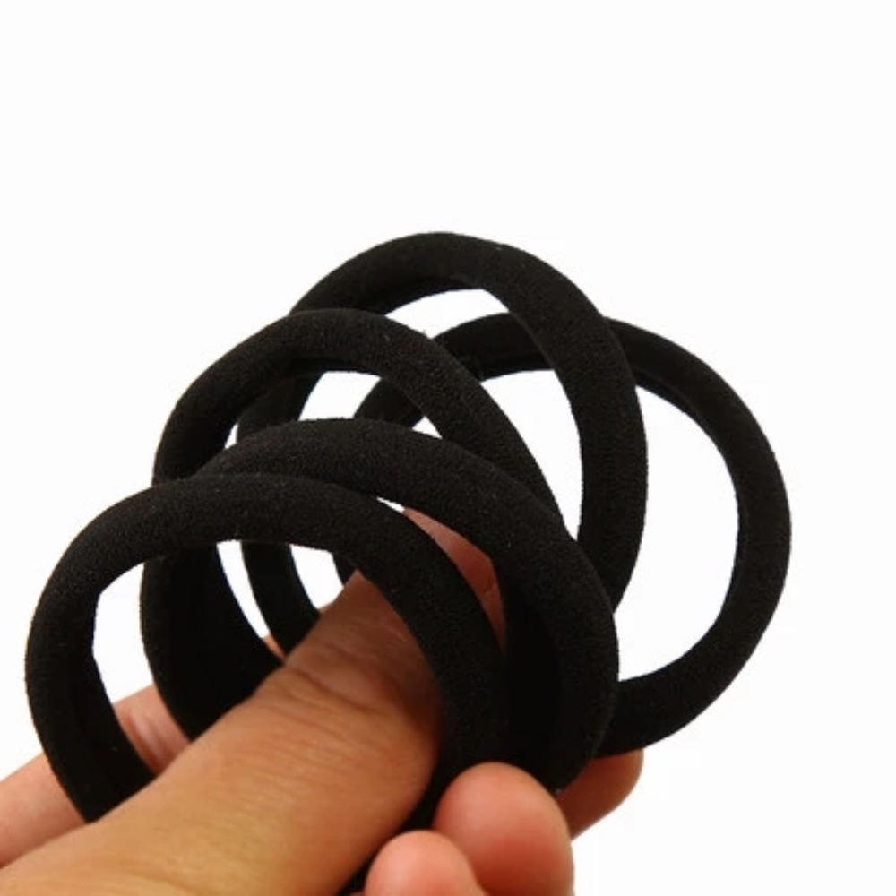 50Pcs High Elastic Hair Bands for Women Girls Black Colorful Hairband Rubber Ties Ponytail Holder Scrunchies Kids Hair Accessories