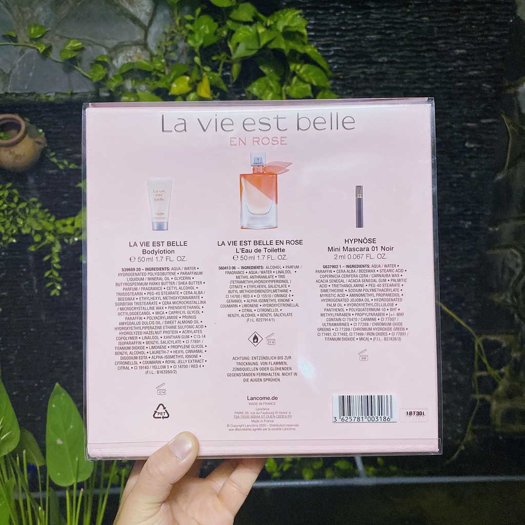 [ Bộ Quà Tặng ] Nước Hoa Nữ Lancome La Vie Est Belle En Rose EDP