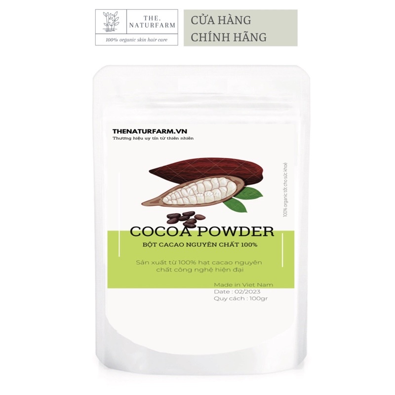[ 300gr ] Bột cacao nguyên chất cao cấp hữu cơ ( hàm lượng bơ cao, nhiều dinh dưỡng )