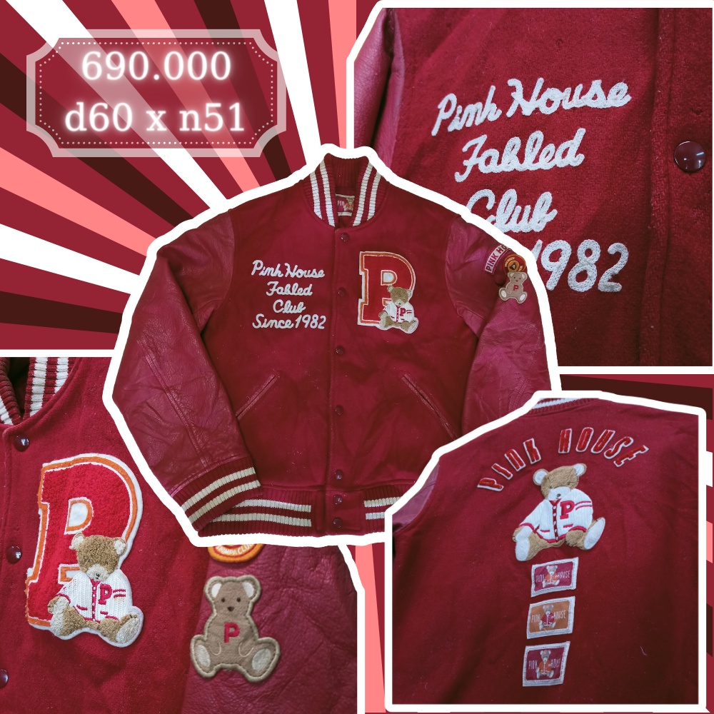 [Da Thật] Varsity Jacket 2hand Korea loại 1 cao cấp