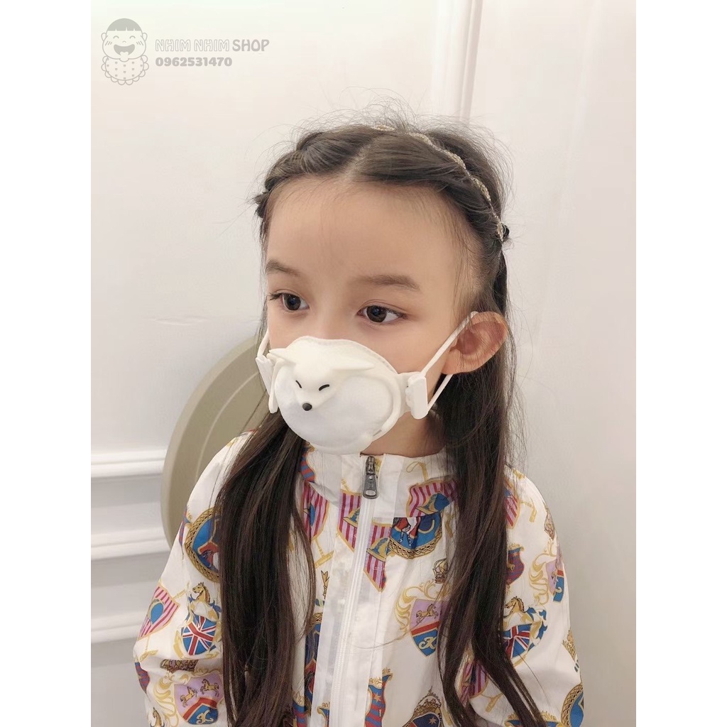 Khẩu trang 3D KF80 Wonder Mask Hàn Quốc cao cấp họa tiết dễ thương