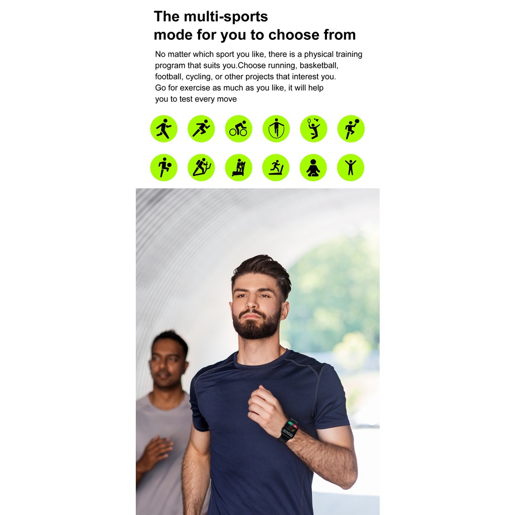 Đồng Hồ Thông Minh Dtno.1 7 GPS IP68 Bluetooth 1.9 inch TFT 380mAh Và Phụ Kiện