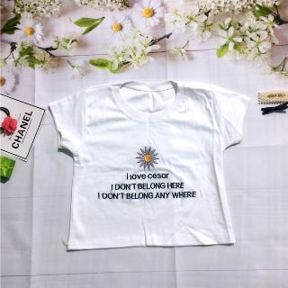 Áo croptop hoa cúc trending dễ phối đồ [Hai ảnh cuối chụp thật]