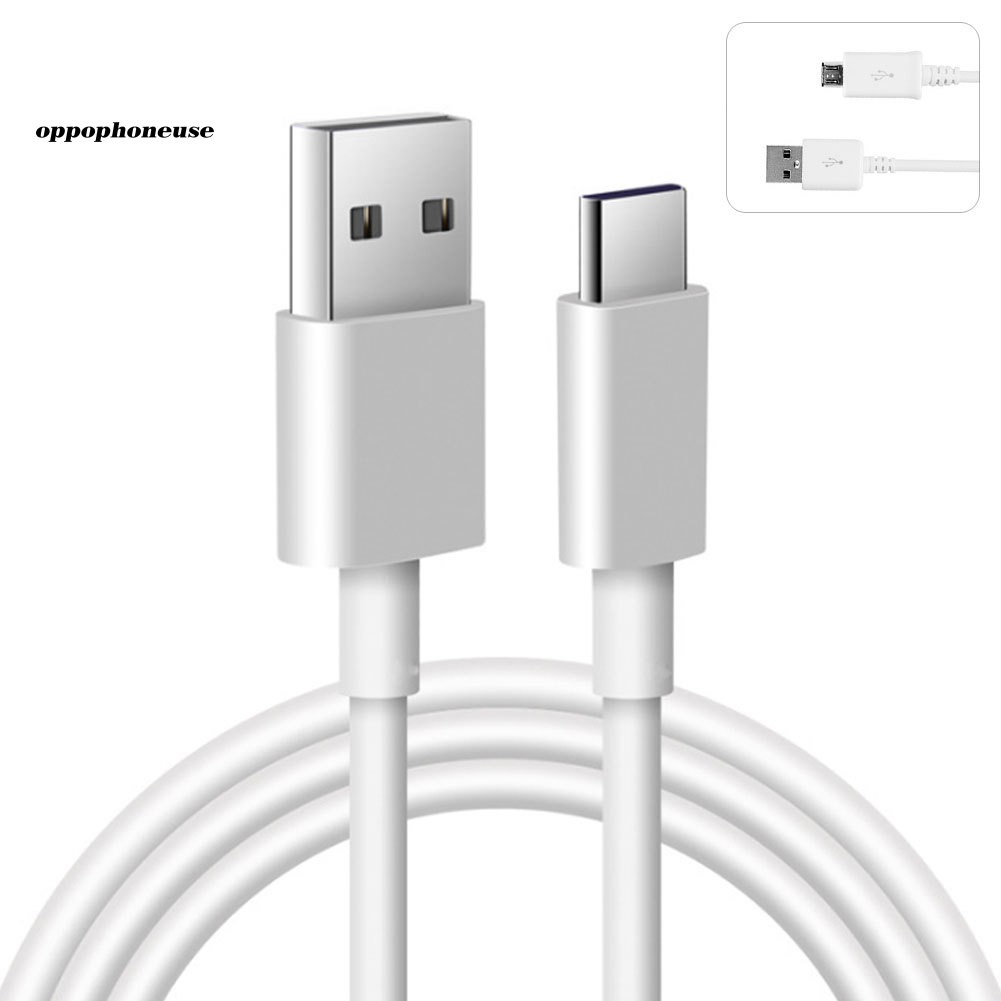 Cáp sạc nhanh dài 1m Micro USB / Type C cho điện thoại Samsung Xiaomi Android