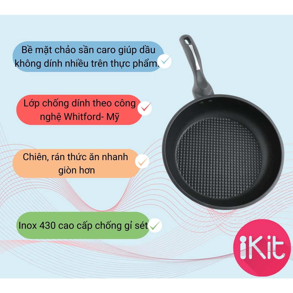 Chảo chống dính bếp từ fivestar - bảo hành 5 năm
