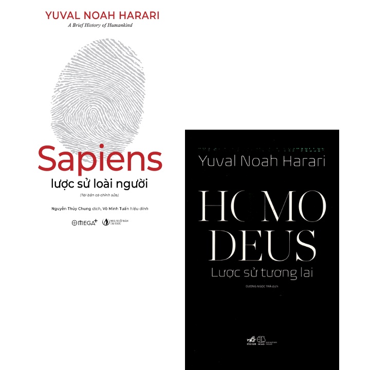Sách - Combo Sapiens - Lược Sử Loài Người + Homo Deus: Lược Sử Tương Lai (Bộ 2 Cuốn)